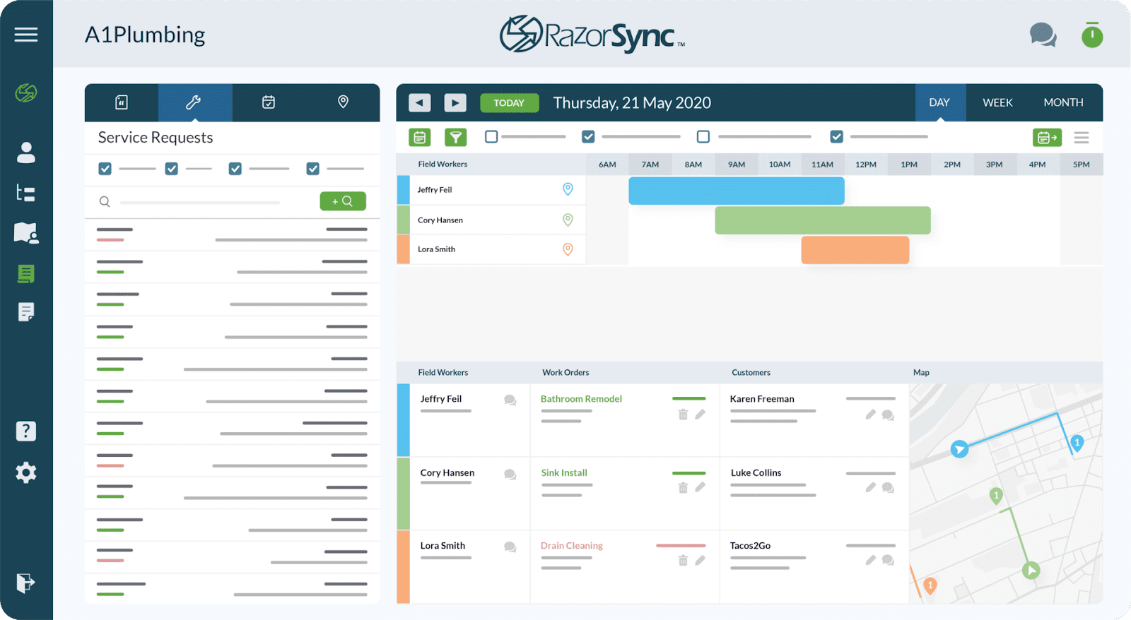 drag and drop scheduling 